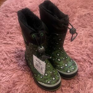 Western Chief Green Tractor Kids' Rain Boots